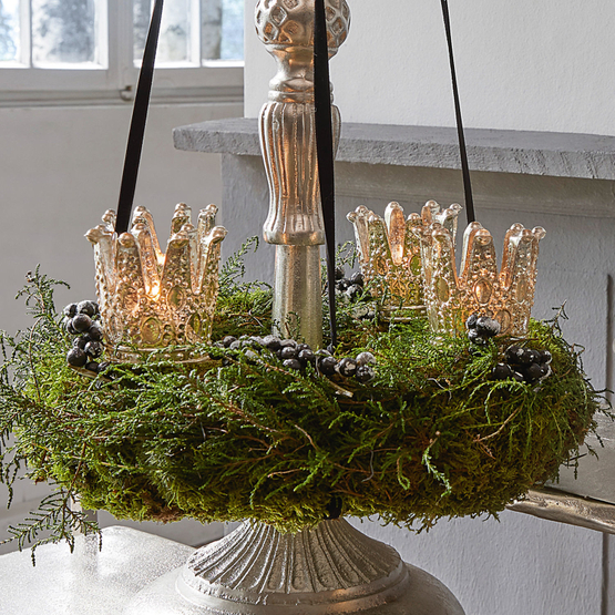 Set de 4 portavelas para clavar Melina