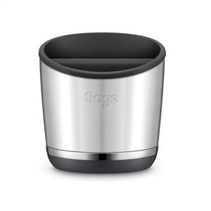 Sage SEA502BSS0ZEU1 Recipiente Grande para Posos de Café The Knock Box™ 20 Luxe con Barra Extraíble y Base Antideslizante