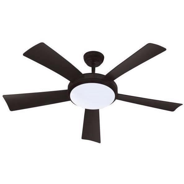 Farelek FAR3431541124332 Wallis Black ventilador de techo Ø132cm 38W con iluminación LED