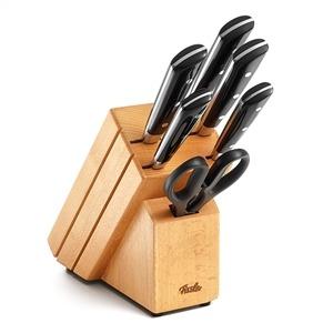 Fissler 088-311-07-000/0 Set Tacoma de Madera con 5 Cuchillos y Tijeras Texas