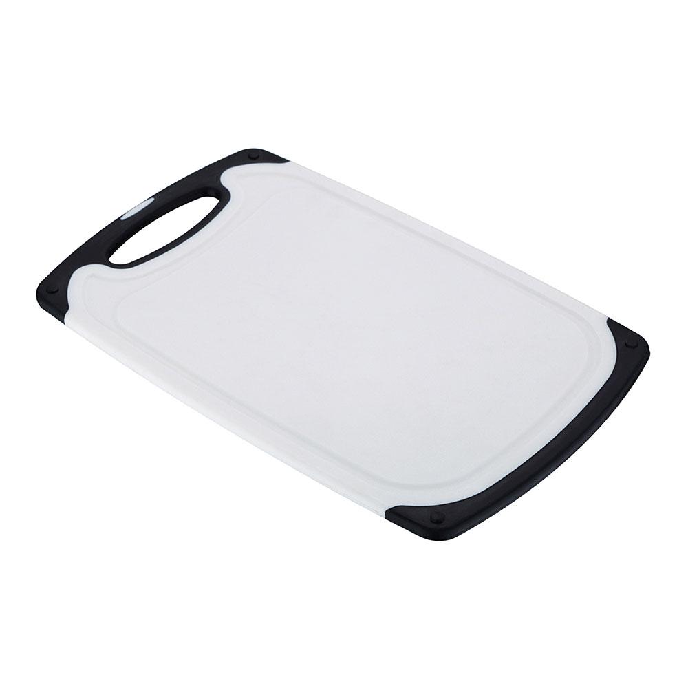 San Ignacio Tabla de corte antibacteriana TPE/PP 31,5x20x0,9 cm sg-4493 Negro/blanco