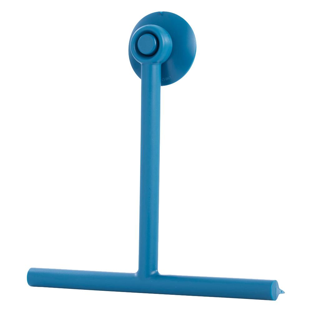 Day Limpia Mampara Con Ventosa - Colores surtidos: azul tapiz, verde taladro, gris sílex - 21,5x3 cm; h.23 cm