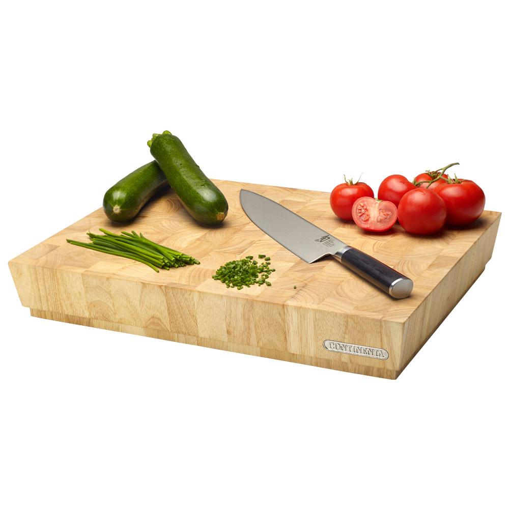 Continenta Tabla Trinchante de Maderas Varias 48x36x7,3 cm - Pack de 2 Unidades