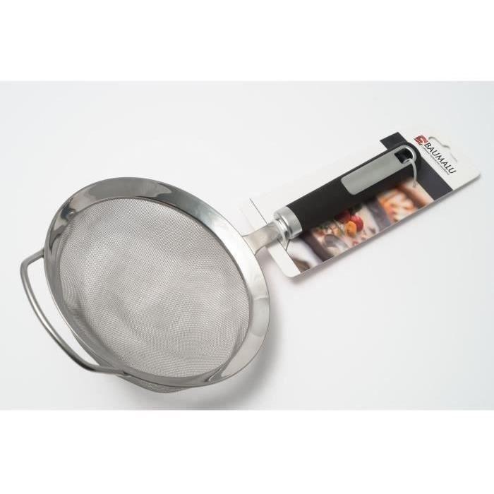 Baumalu Colador Chino de Acero Inoxidable y Nylon, 32.5 x 16 x 7.5 cm