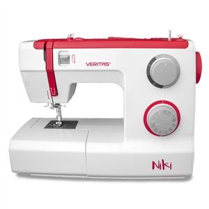 Veritas Máquina de Coser Niki con 23 Programas de Puntadas Ajustables, Enhebrador Automático y Cortahilos