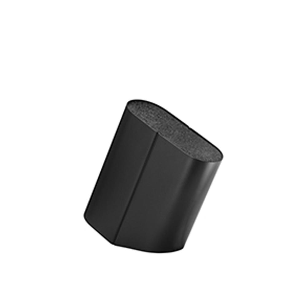 Georg Jensen Soporte de Cuchillos Colección Alfredo, Acero Inoxidable Negro Mate - Capacidad 5 Cuchillos