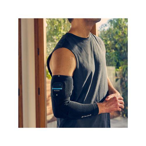 THERABODY RECOVERYPULSE - Prenda de compresión para el brazo con vibración, compresión y tejido de germanio - Negro - TB02792-01