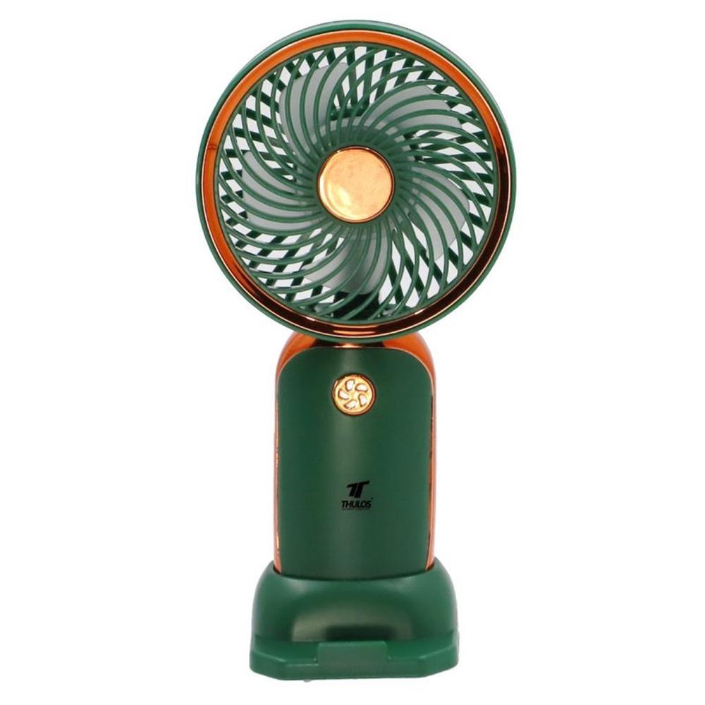 Thulos Kool Breeze TH-MFN-05 - Mini Ventilador Portátil Verde