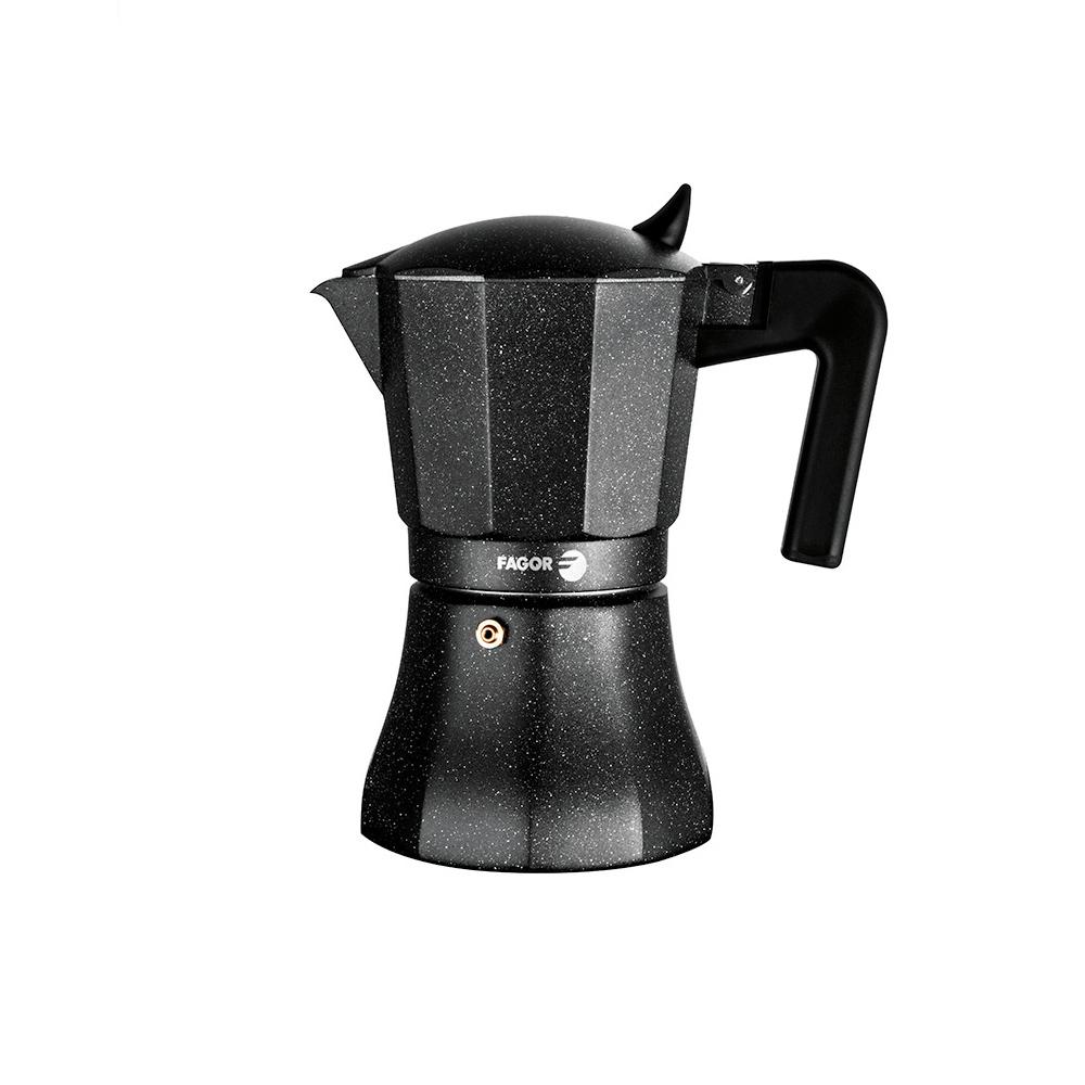 Cafetera Italiana Fagor TIRAMISU 12 Negro Aluminio 12 Tazas