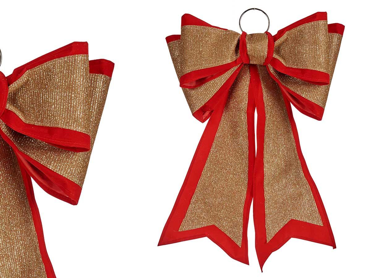 Krist+ Lazo 40x60 cm Dorado y Rojo - PVC (6 Unidades)