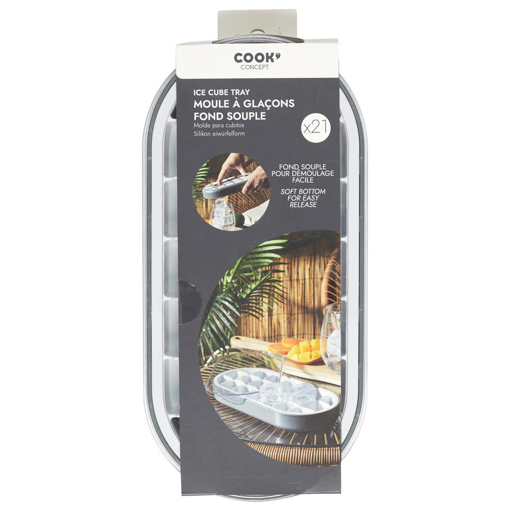 Cook Concept Molde 21 Cubitos Fácil Extracción, Colores Surtidos