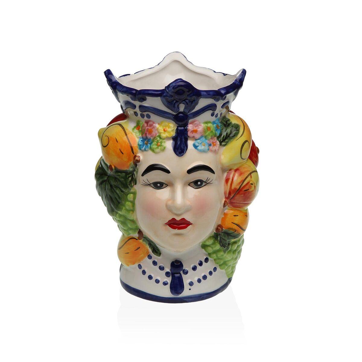 Jarrón Versa LIRA Cerámica Escandinavo/Nórdico 12 X 17,8 X 11,8 CM