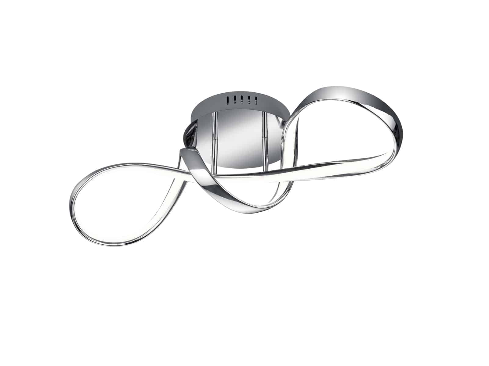 Trio Perugia Plafón LED de metal cromo R67091106