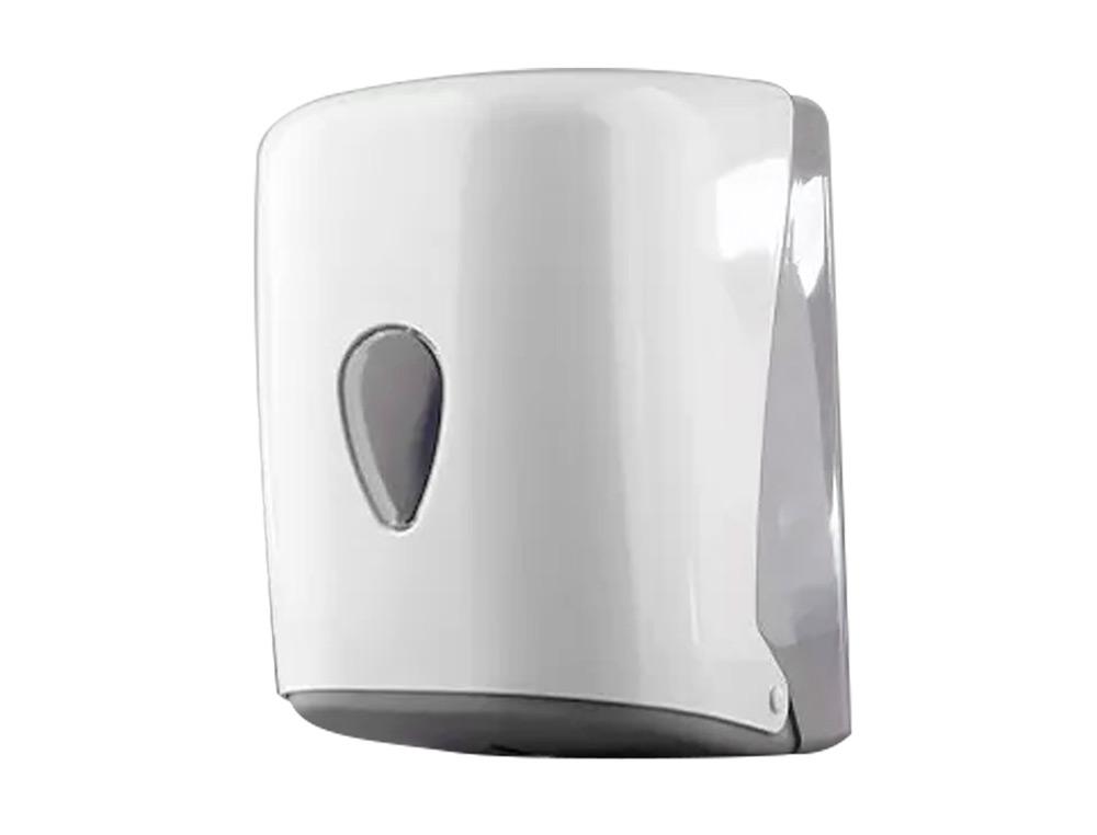 Dahi Dispensador papel secamanos mecha ABS blanco 321x207x220 mm con llave de seguridad