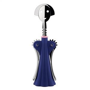 Alessi AM01 DAZ ANNA G Sacacorchos en Resina Azul Oscuro - Diseñado por Alessandro Mendini