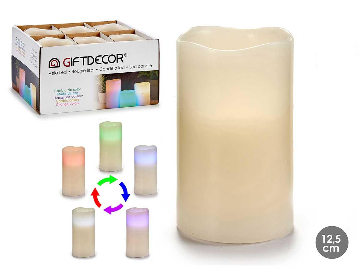 Giftdecor Vela LED Cambia Color 12.5 cm (24 Unidades)
