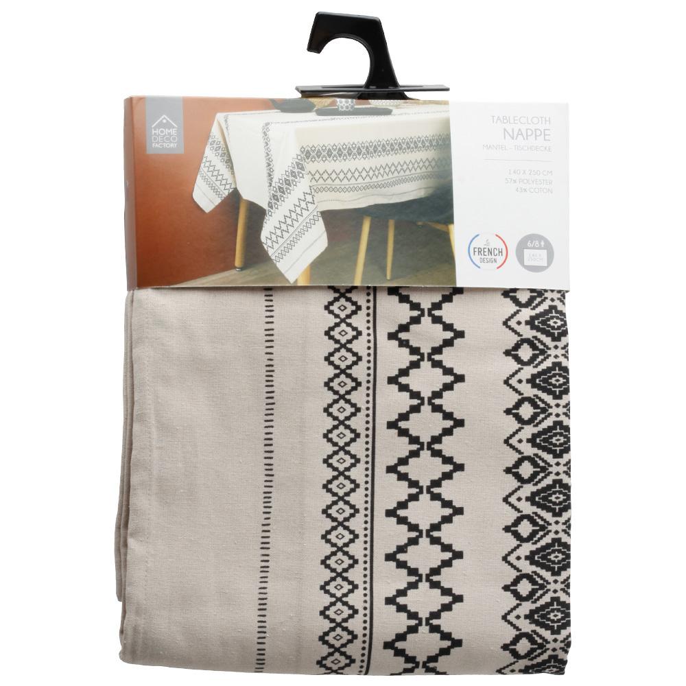 Home Deco Factory Mantel Étnico 140x250 cm Poliéster-Algodón
