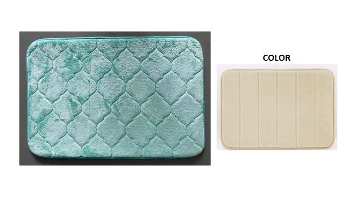 DKD Home Decor Alfombra Geometrical Glam de Poliester Blanco Dorado 60 x 40 cm (Pack 6 Unidades)