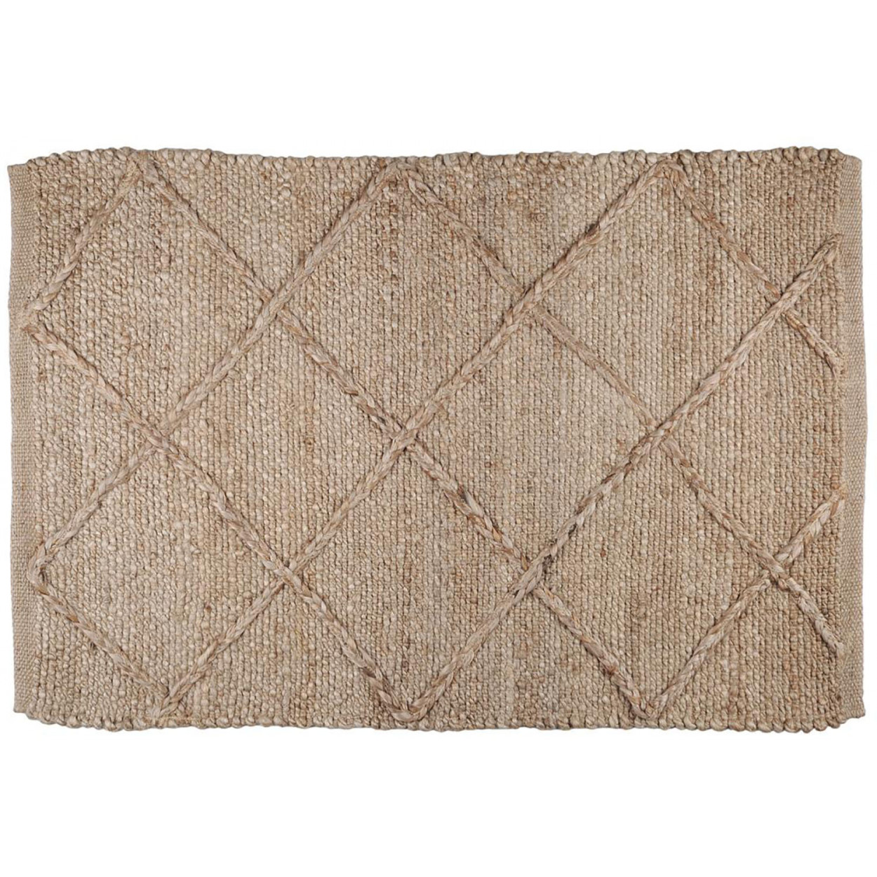 ALFOMBRA DE YUTE ALBA NATUR 60X90 CM