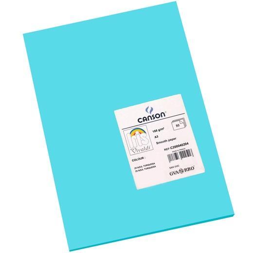 Iris Cartulina 297x420 mm 185 gr Azul Turquesa