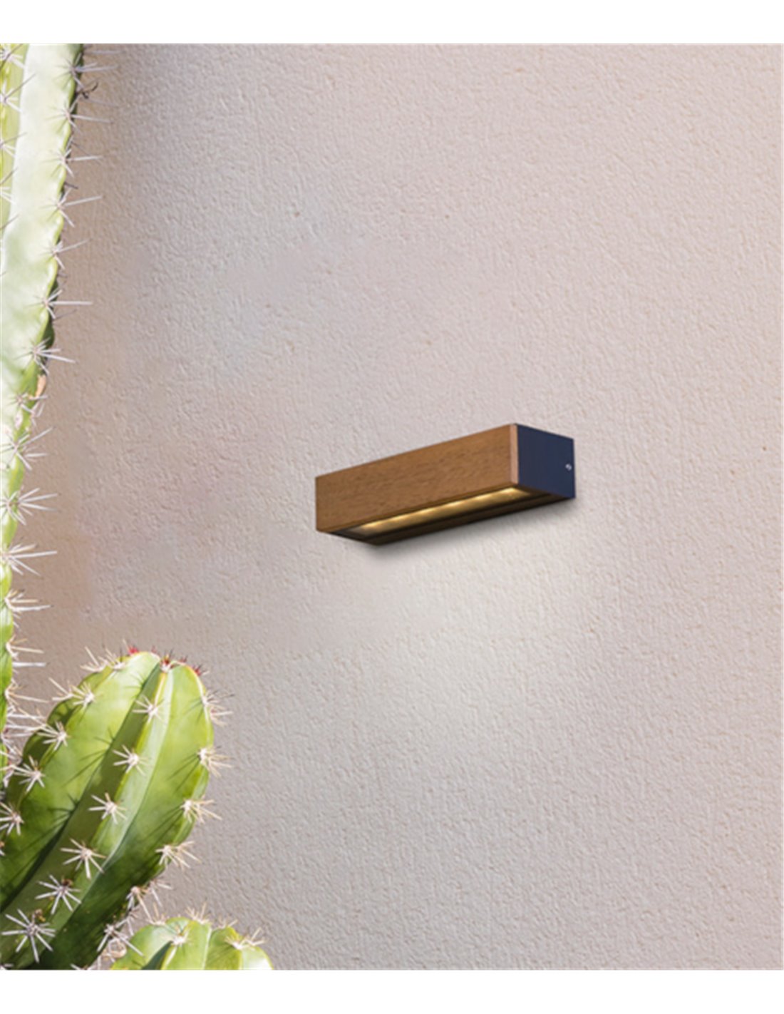 Aplique de exterior Lako – Faro – Lámpara LED 3000K, Aluminio, 22 cm