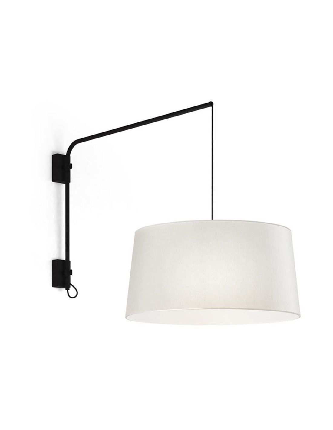 Aplique de pared Arco - Luxcambra - Lámpara de pared colgante, blanca, diseño elegante