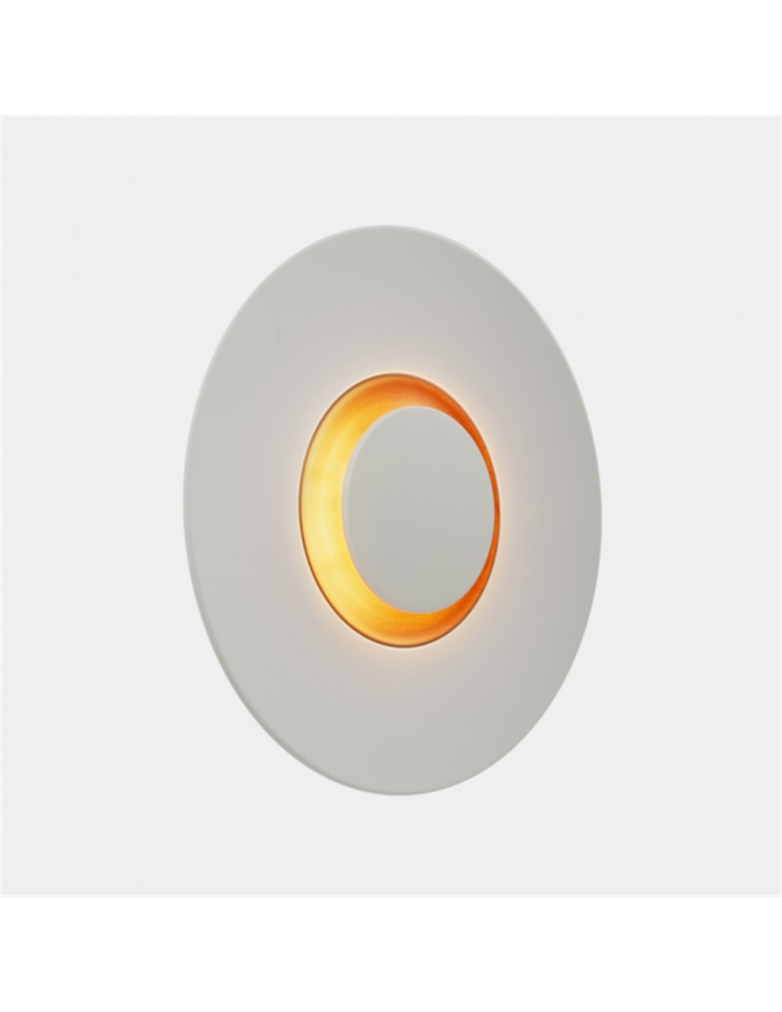 Aplique de pared Big Bang – LedsC4 – LED texturizado blanco