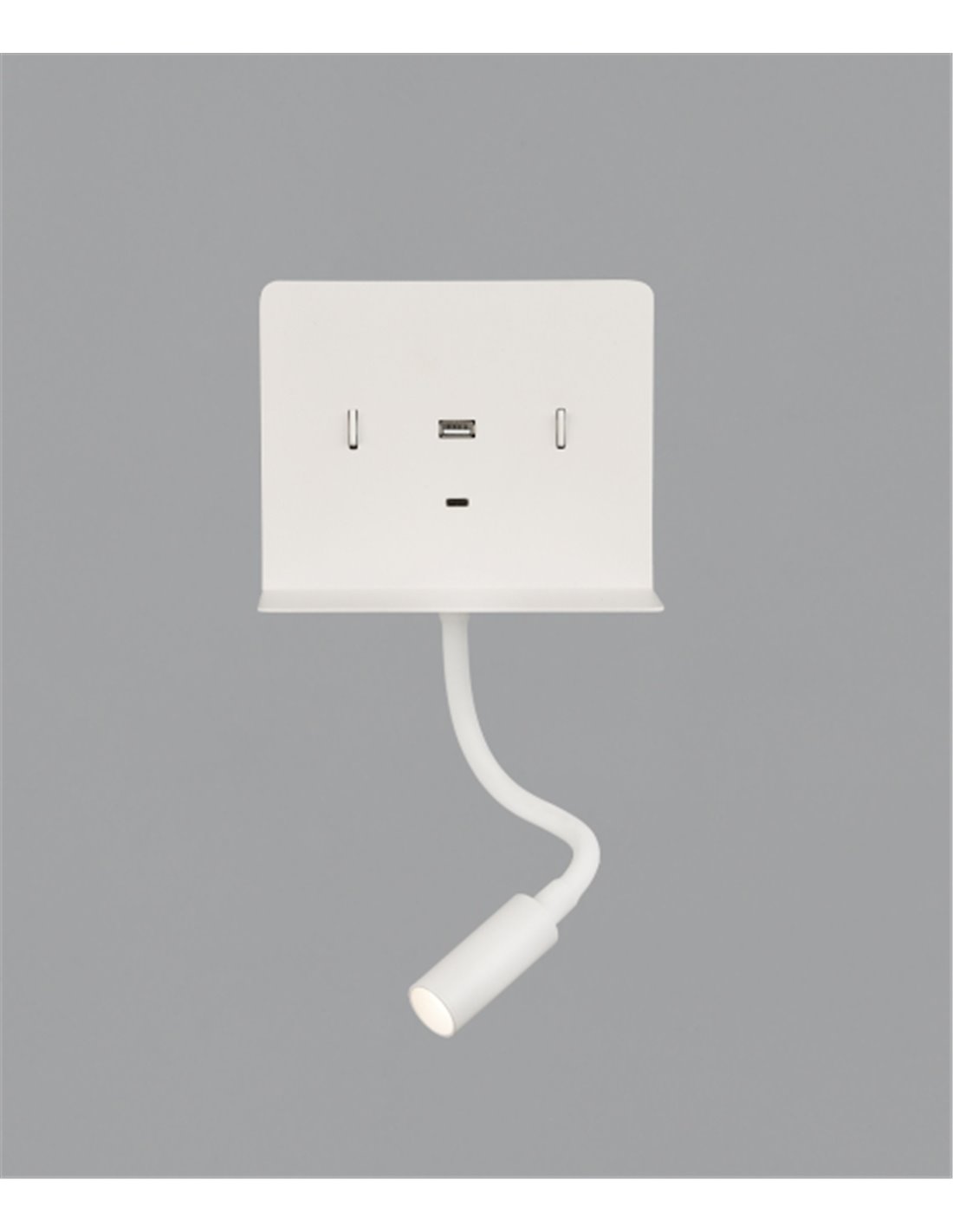 Aplique de Pared Calma - ACB - Lámpara para lectura con USB