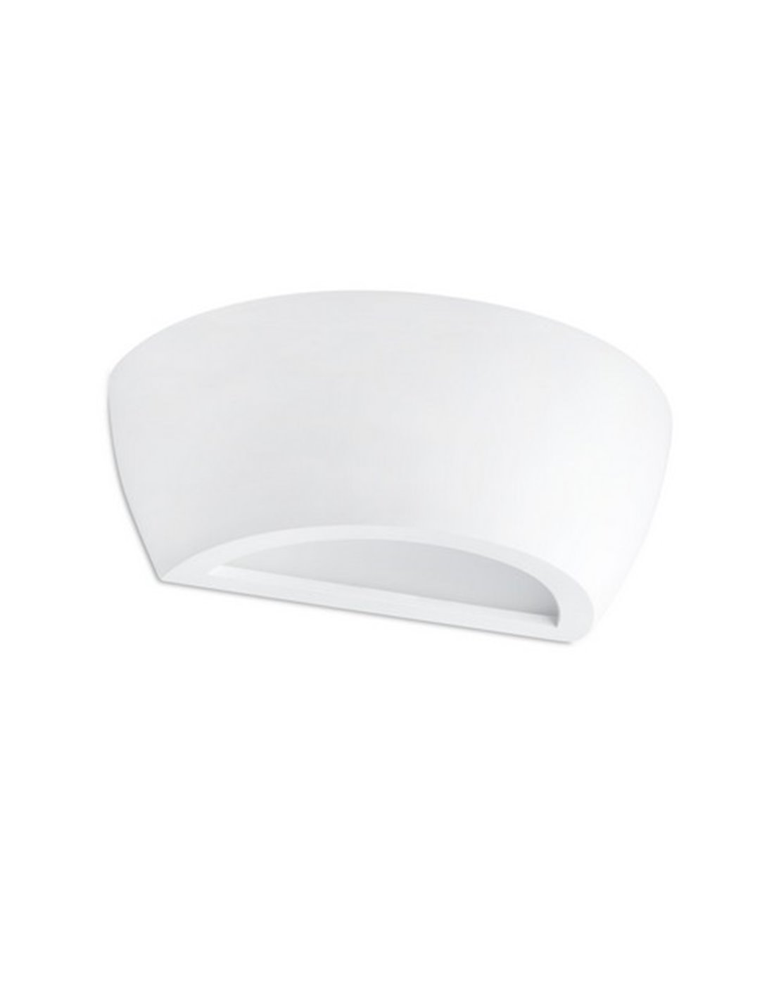 Aplique de pared Chera – Faro – Lámpara de yeso blanco, 24.5 cm