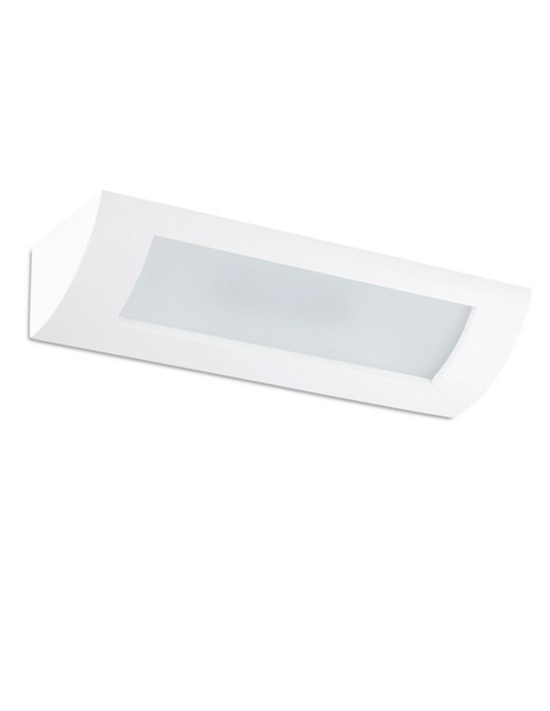 Aplique de pared Chera – Faro – Lámpara de yeso blanco, G9, 40 cm