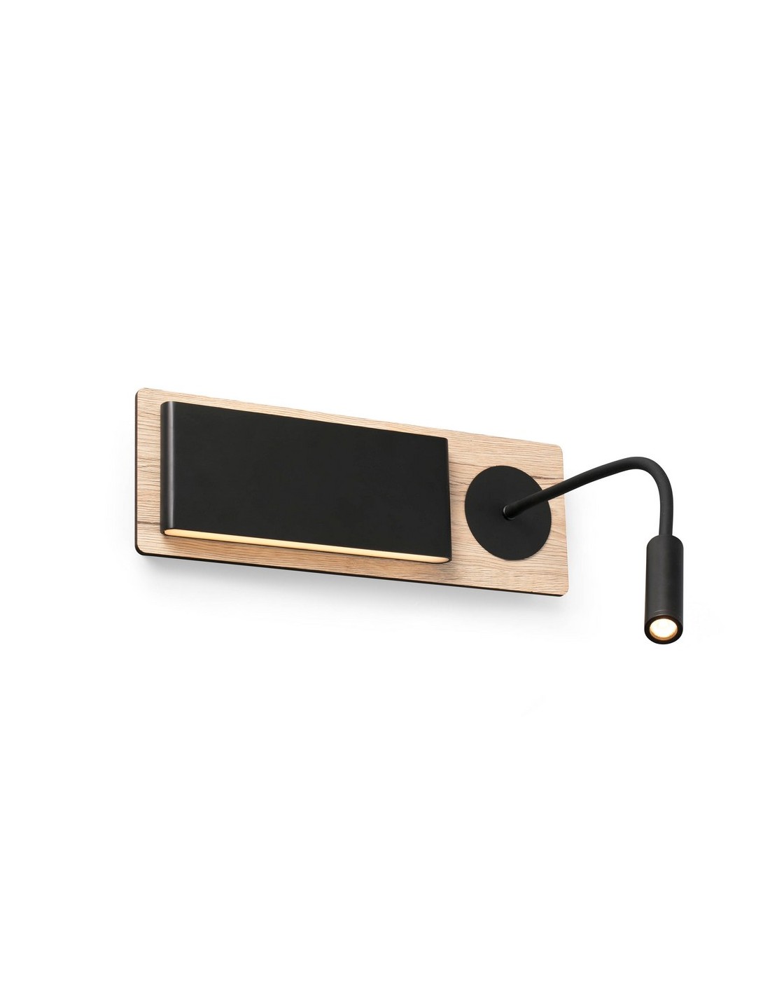 Aplique de pared con flexo LED con doble interruptor - Mood - Faro