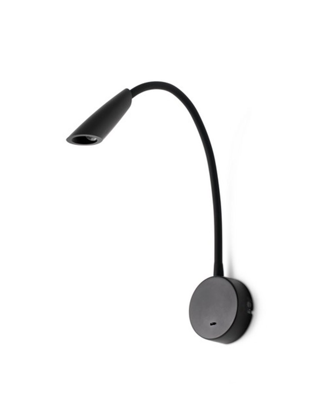 Aplique de pared con lector Boken – Faro – Blanco/Negro, LED 3000K