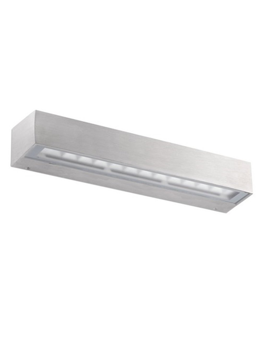 Aplique de pared de exterior Tacana – Faro – Lámpara de aluminio satinado, IP65, LED 3000K
