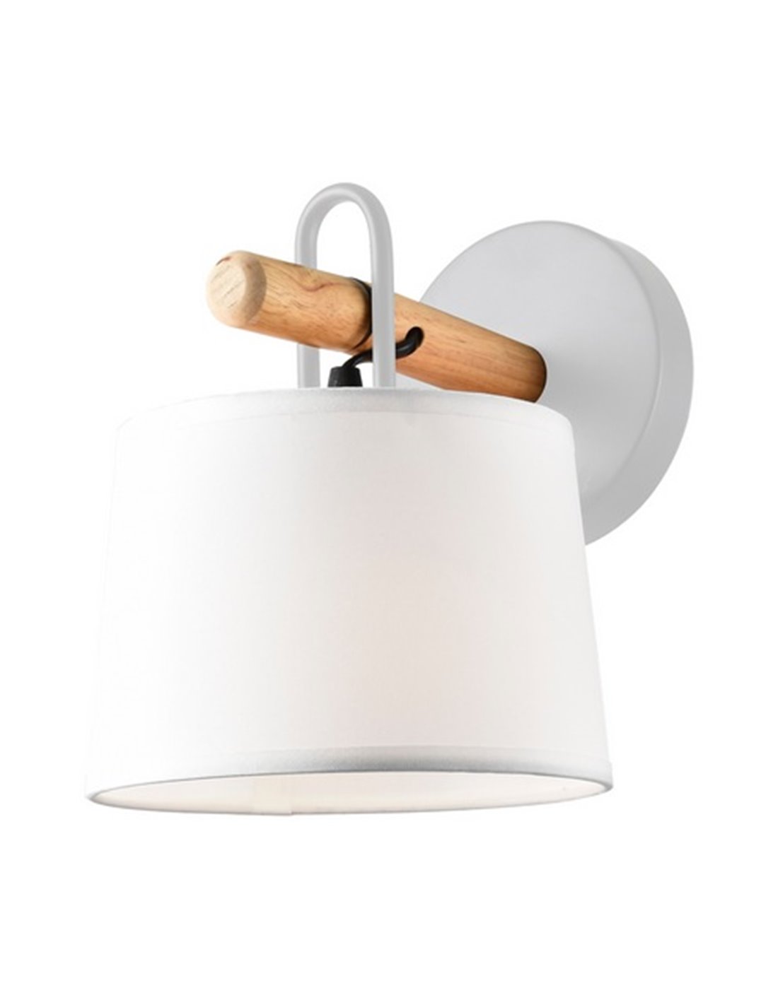 Aplique de pared Arolas - AJP - Lámpara nórdica con pantalla blanca