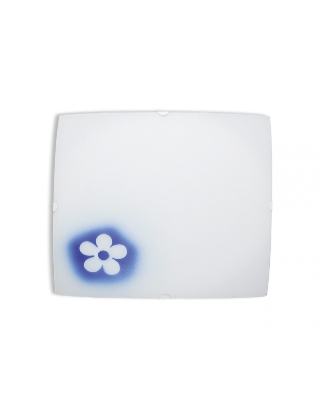 Aplique de pared Flor Azul - Anperbar - Lámapra de pared infantil de cristal
