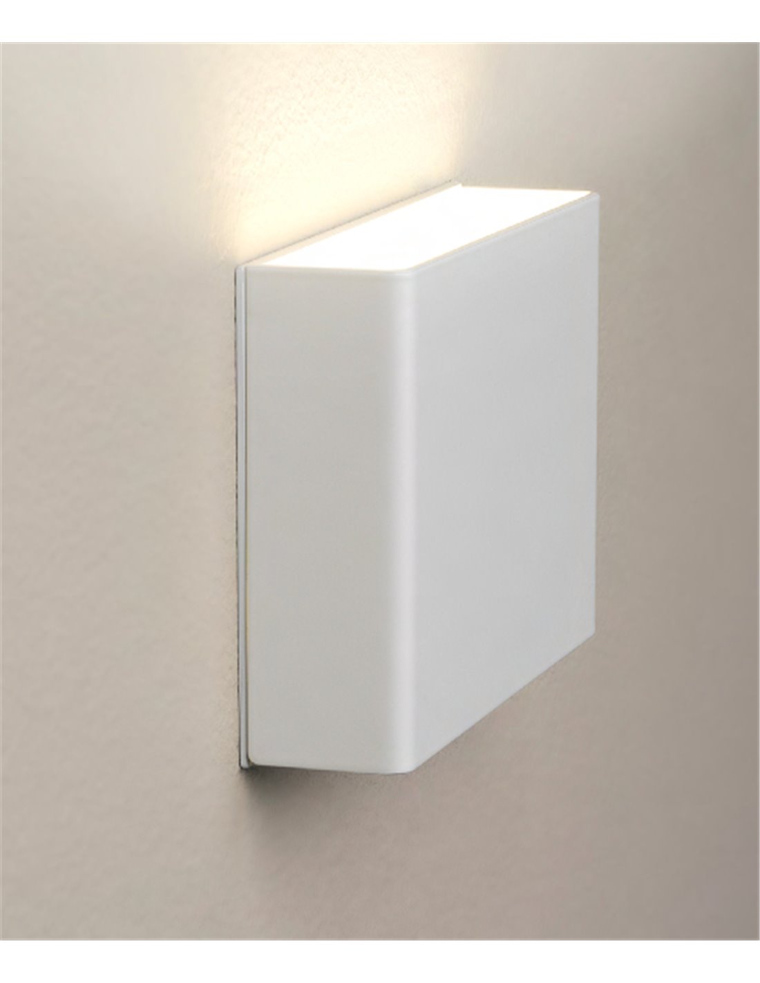 Aplique de pared O-Tel - Milán - Iluminación de pared indirecta, formato rectangular