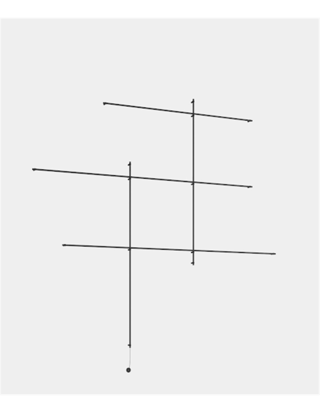 Aplique de pared Tubs Modular Reticle – LedsC4 – Lámpara de superficie/empotrada, Regulable Dali, LED 3000K 12027 lm