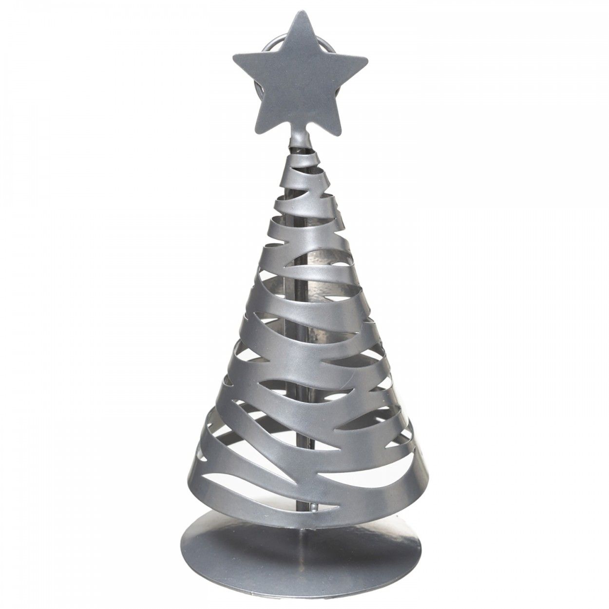 ÁRBOL NAVIDAD PLATEADO GREHY MINI 11,5CM