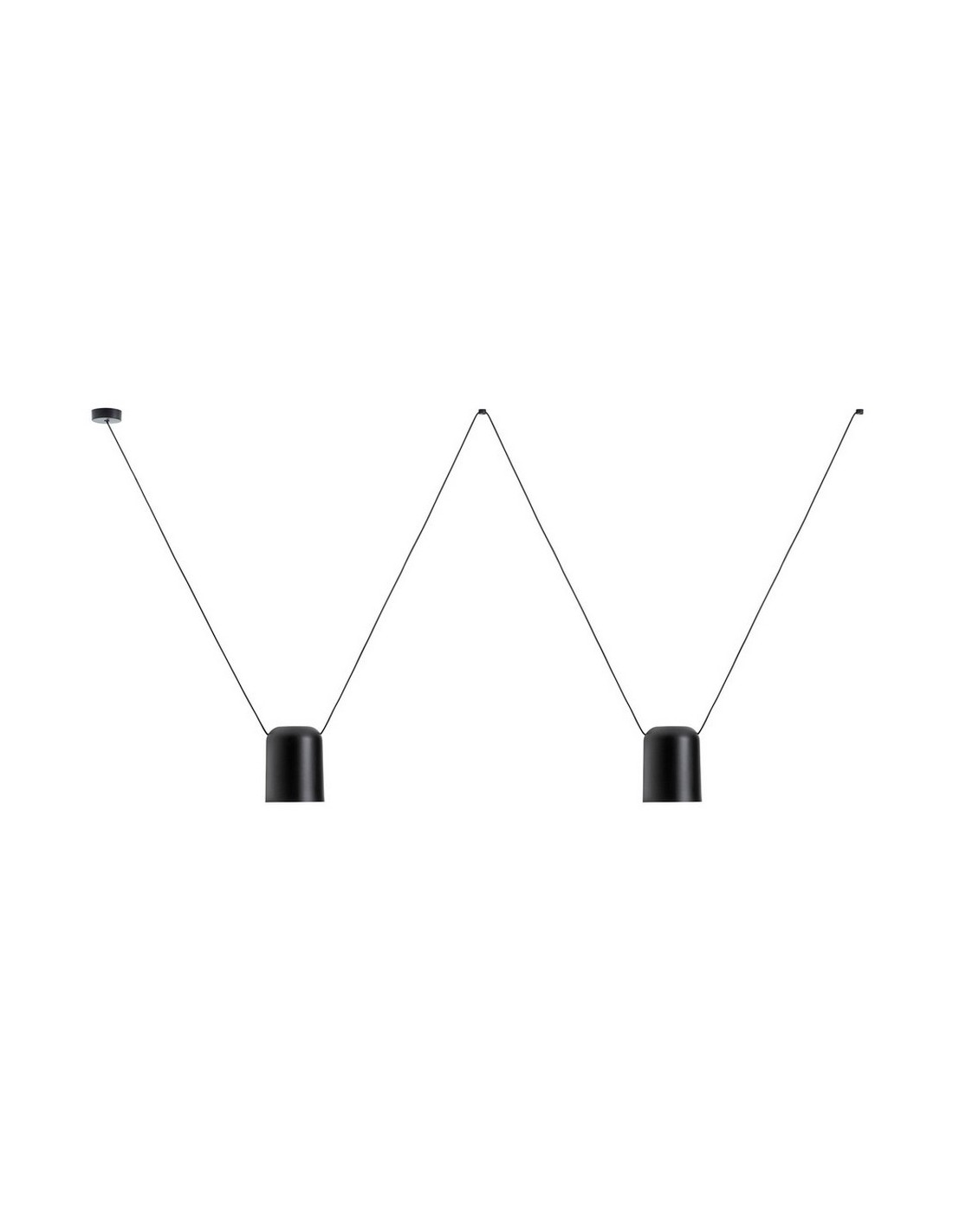 Attic lámpara colgante cilindro doble - LedsC4