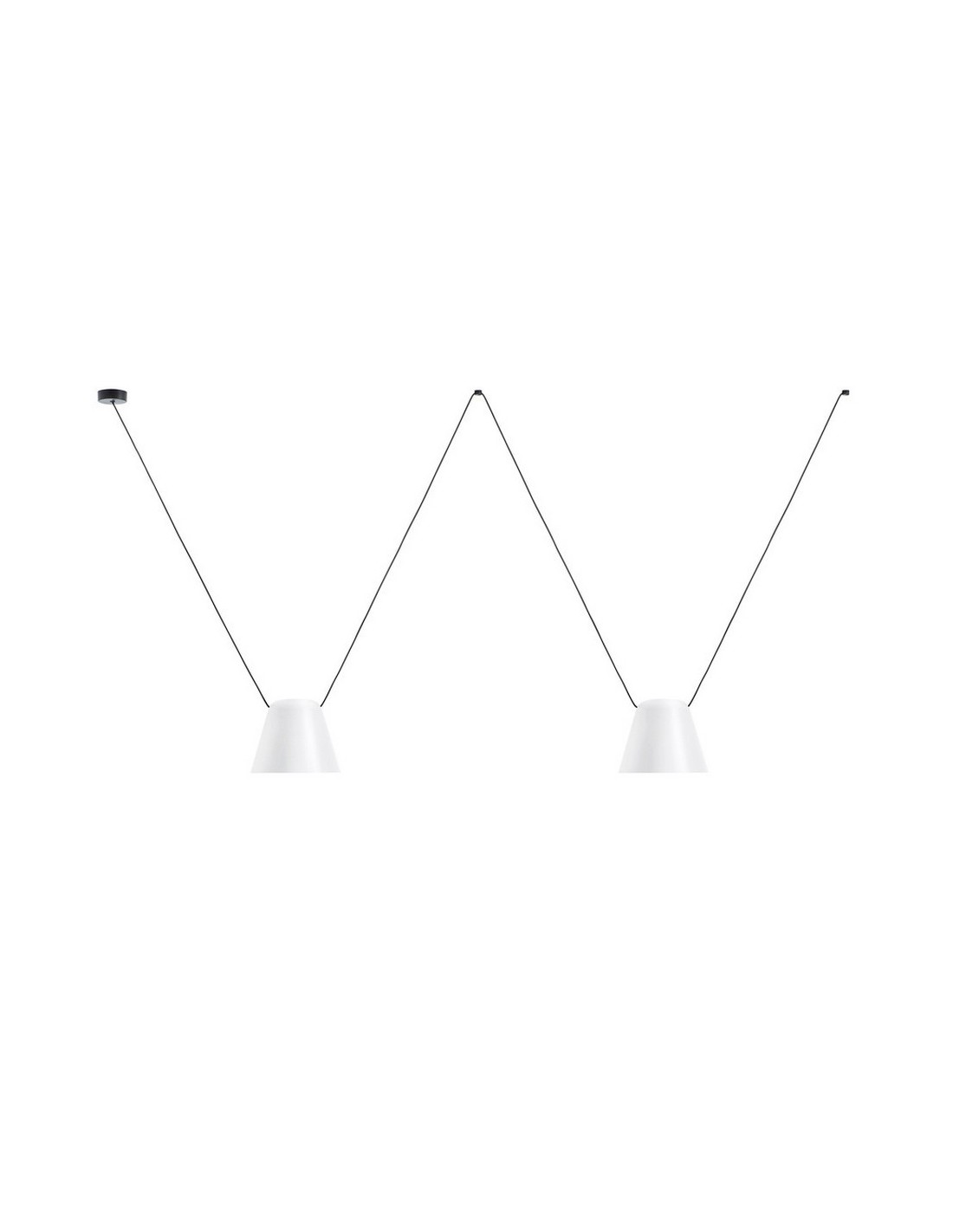 Attic lámpara colgante cono doble - LedsC4