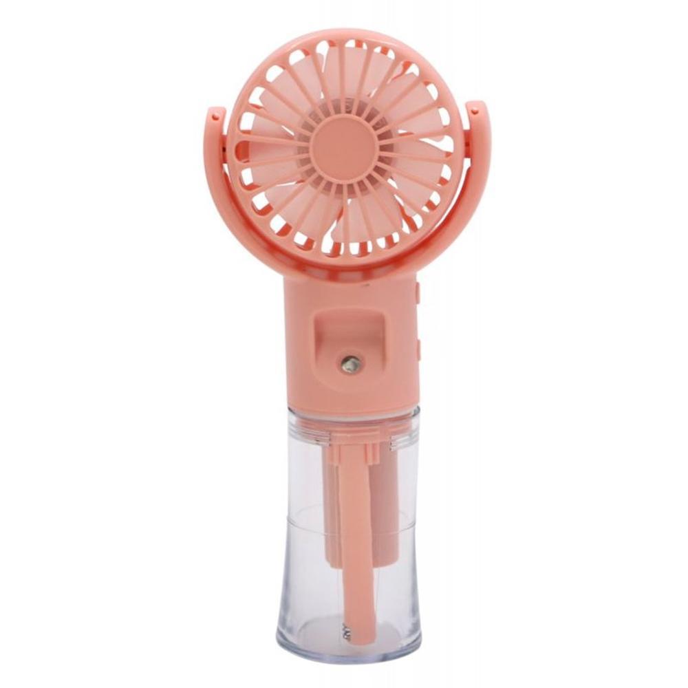Thulos Kool Breeze TH-MFN-01 - Ventilador Portátil con Nebulizador, 4 Velocidades, Depósito de Agua 20 ml, Rosa