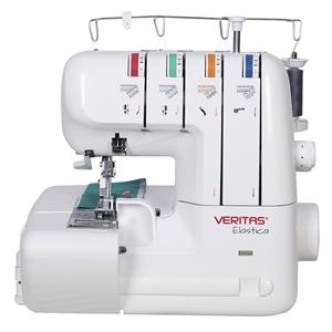 Veritas Máquina de Coser Remalladora Overlock Elastica 3/4 Hilos 1000 ppm para Tejidos Gruesos