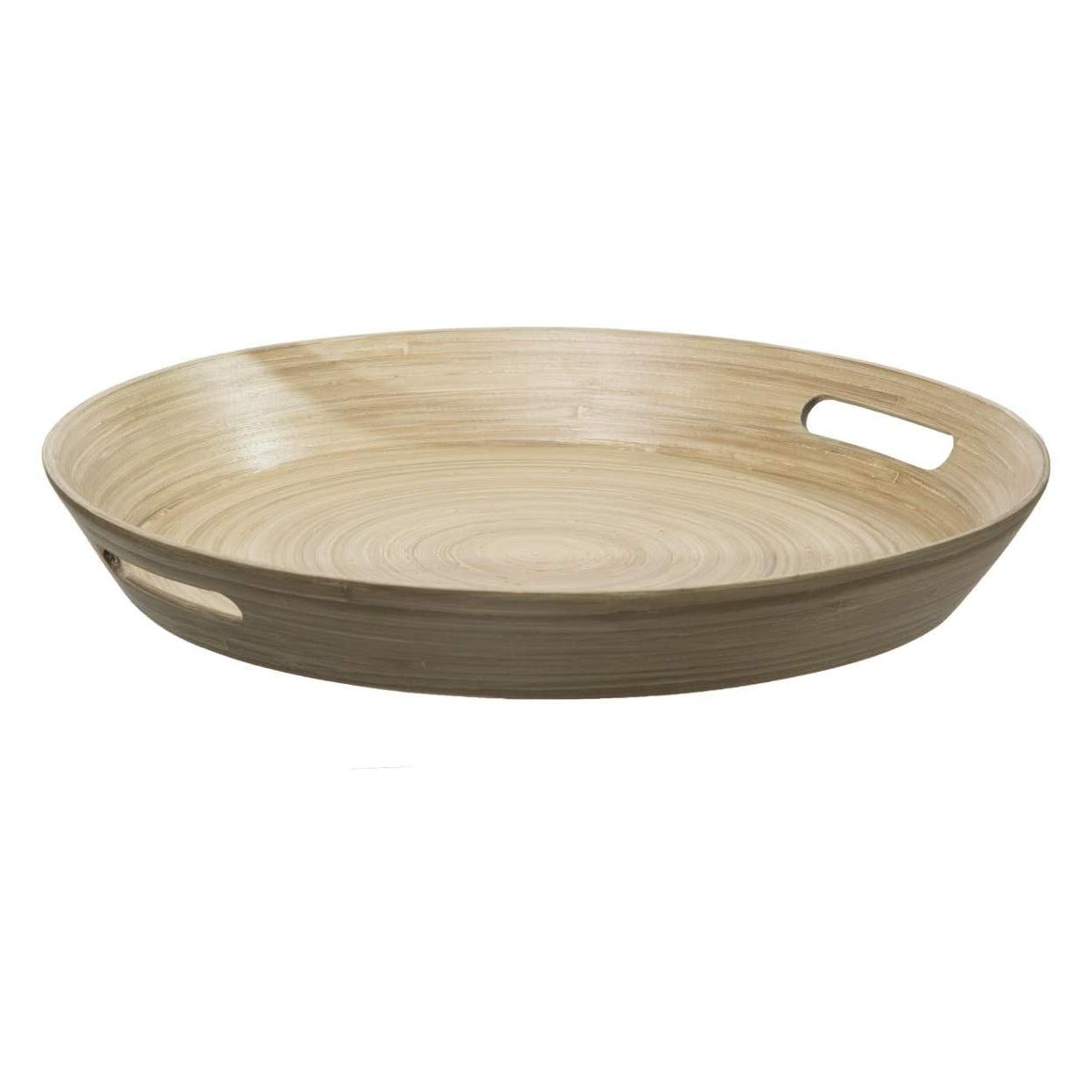 BANDEJA REDONDA DE MADERA NÓRDICA Ø42