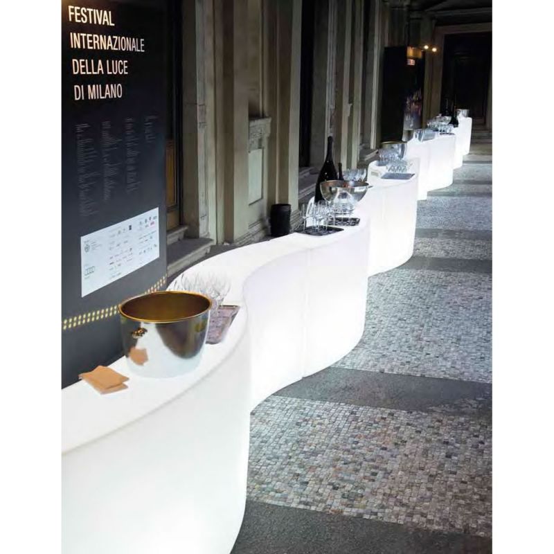 Barra de bar con luz Snack Bar