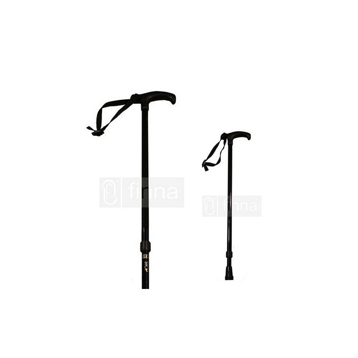 BASTÓN EXTENSIBLE CON CORREA.