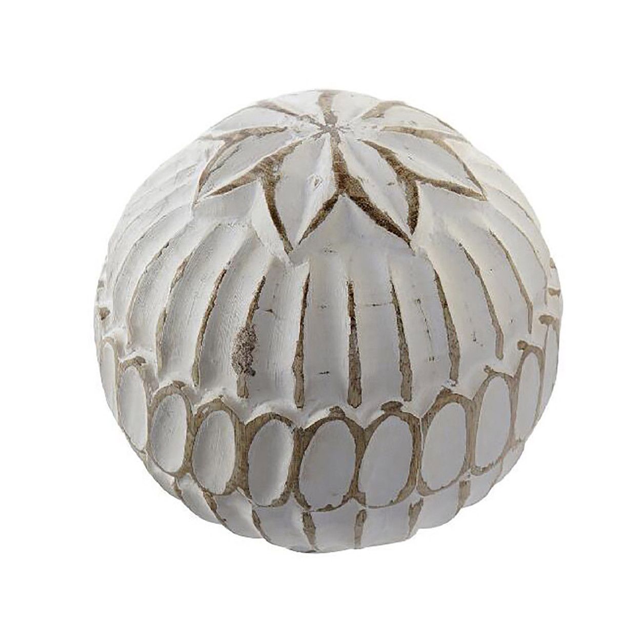 BOLA DECORATIVA DECAPÉ BLANCO Ø13