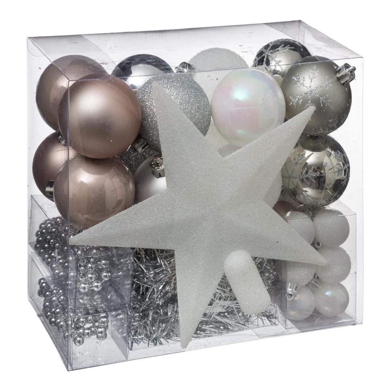 BOLAS DE NAVIDAD BRONZE SET 44 PIEZAS