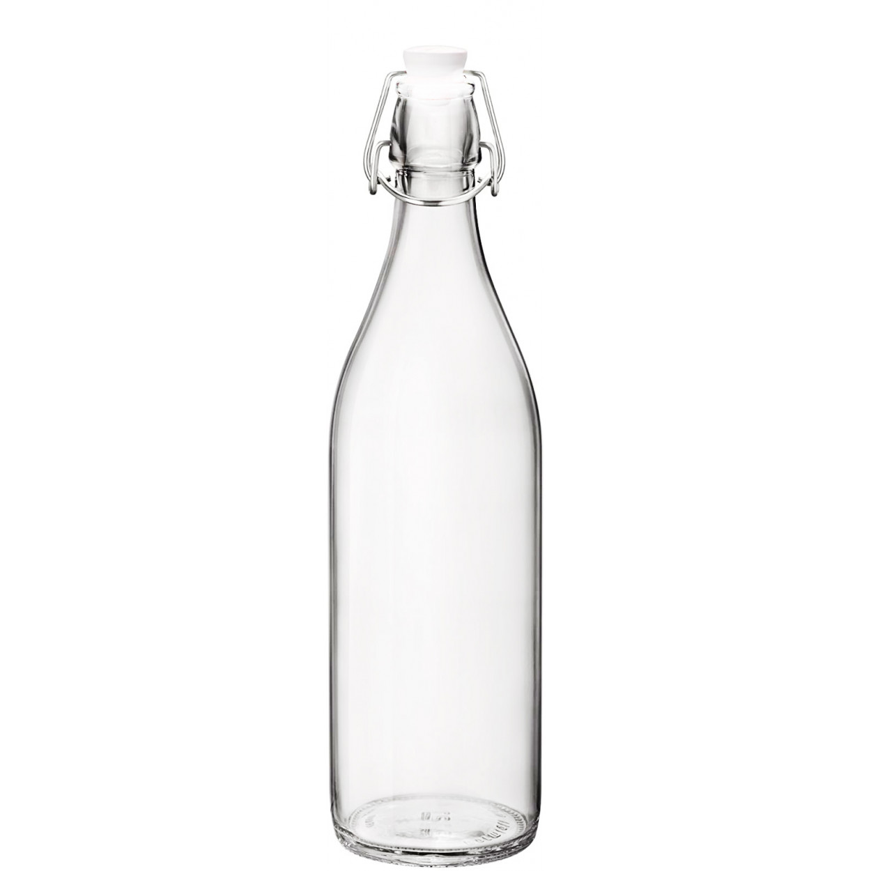 BOTELLA DE AGUA CRISTAL TRANSPARENTE 1L
