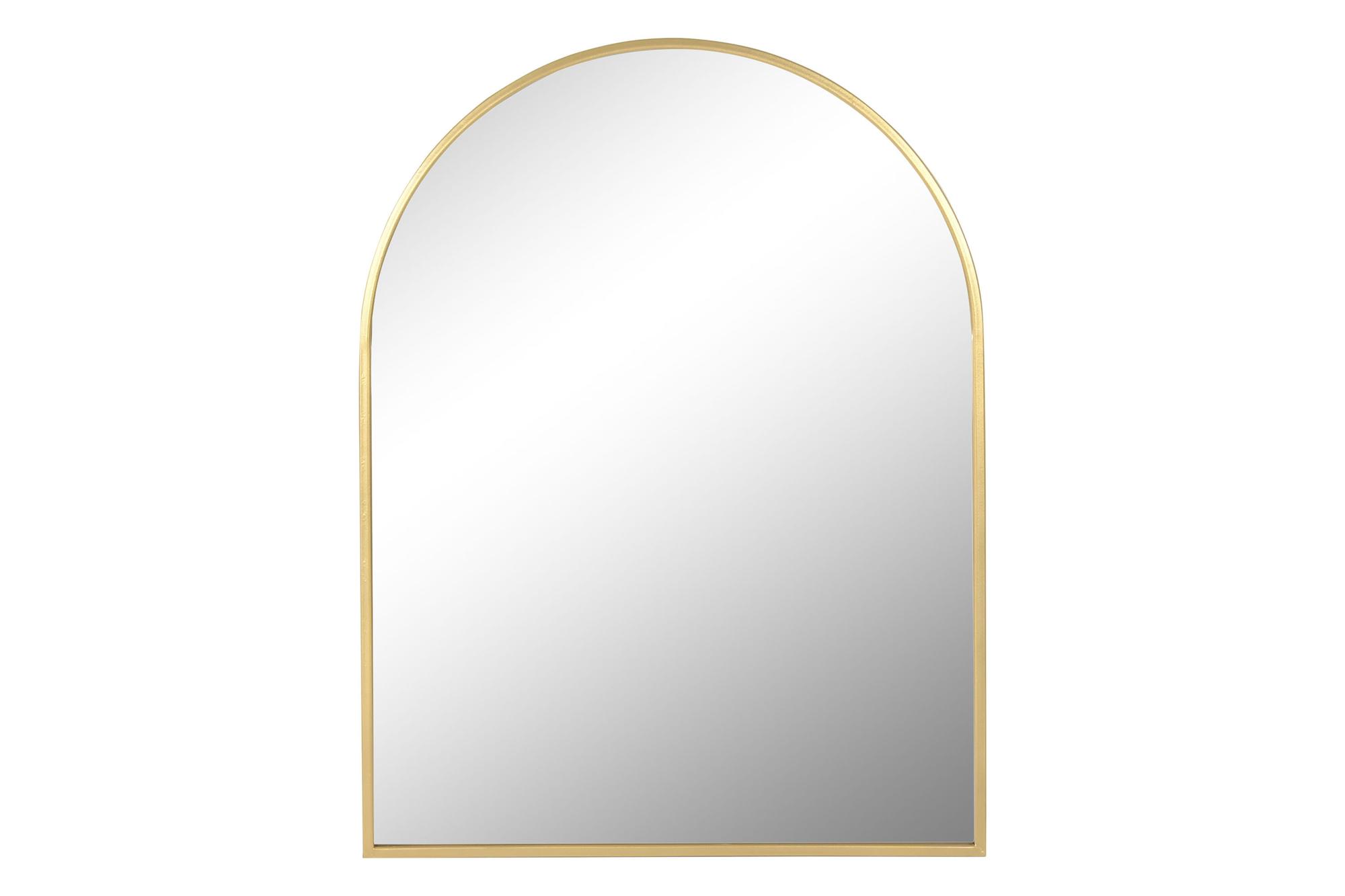 DKD Home Decor Espejo Dorado con Diseño Ventana de Hierro y Cristal 85 Alto x 65 Ancho cm Glam (2 Unidades)