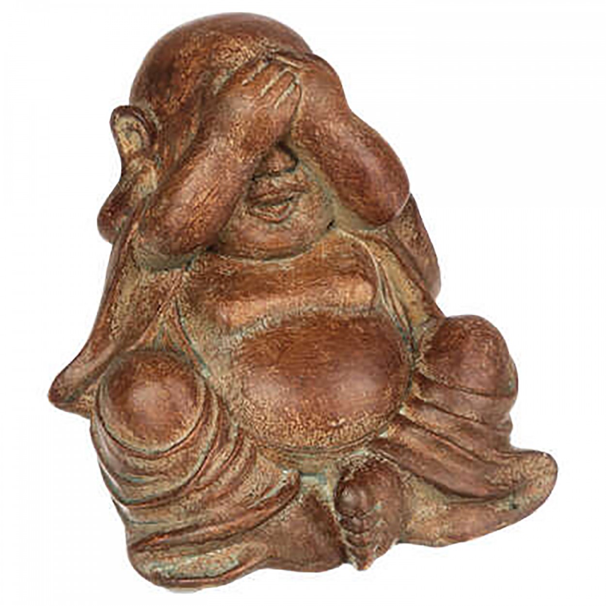 BUDA DECORATIVO FIGURA DE RESINA 11X9,5X12